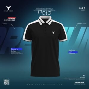 Premium Polo Shirt ( Black )