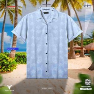 Exclusive Cuban Shirt (401 - Sky blue)