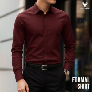 Formal Shirt (Rich Maroon)